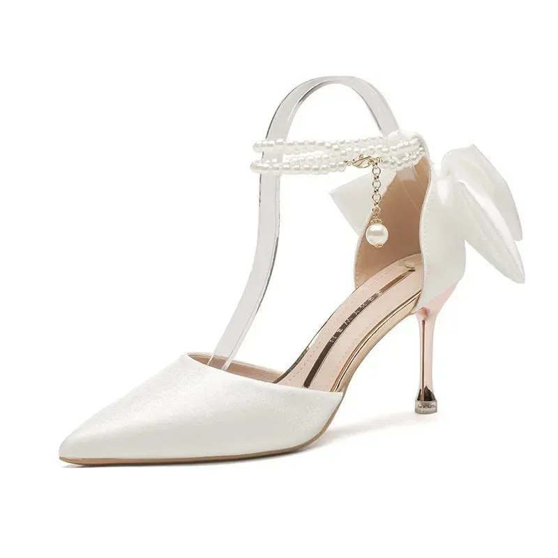 Darling Delicate Butterfly Pointed Toe Heels