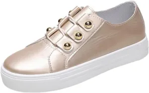 Lausiuoe Shoes For Women Flats Comfortable Wide Width Women Comfortable Casual Fashion Sneakers Walking Shoes Classic Fall Lightweight Soft Breathable Slip On Low Top Canvas Flat Loafers
