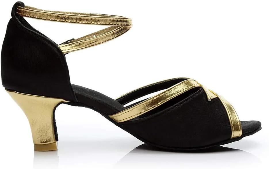 Sandal Heel Womens Strappy Heels Dressy Sparkly Heels Sandals for Women Open Toe for Party Prom Wedding