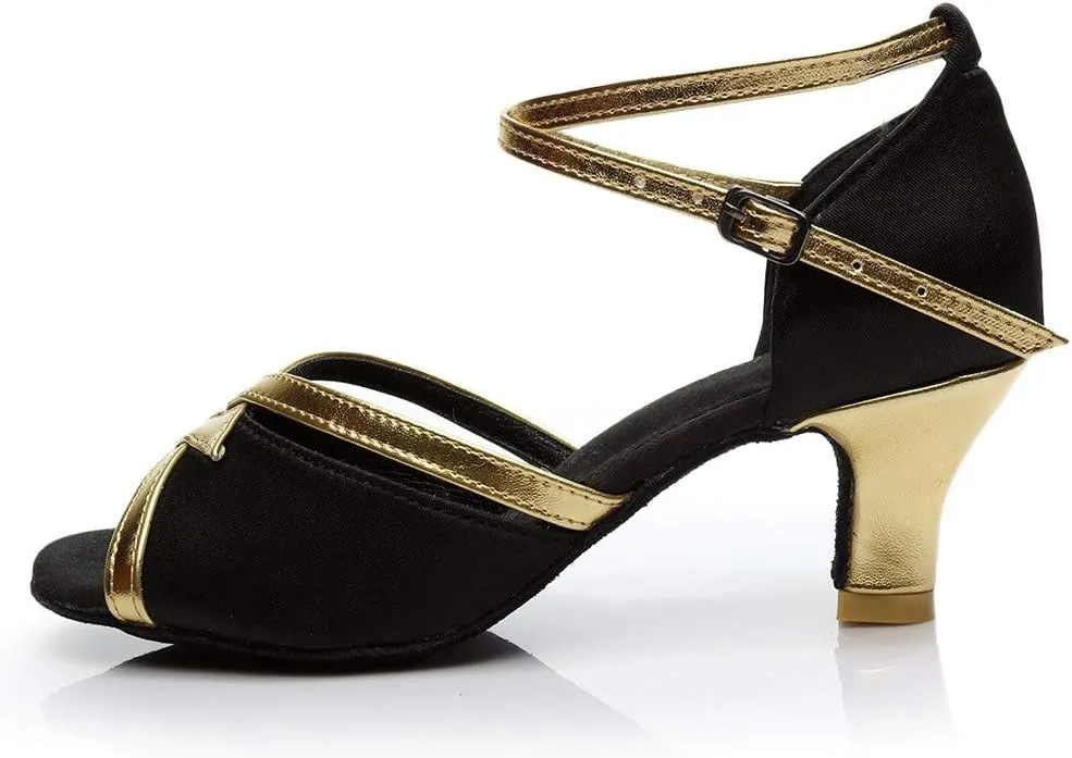 Sandal Heel Womens Strappy Heels Dressy Sparkly Heels Sandals for Women Open Toe for Party Prom Wedding