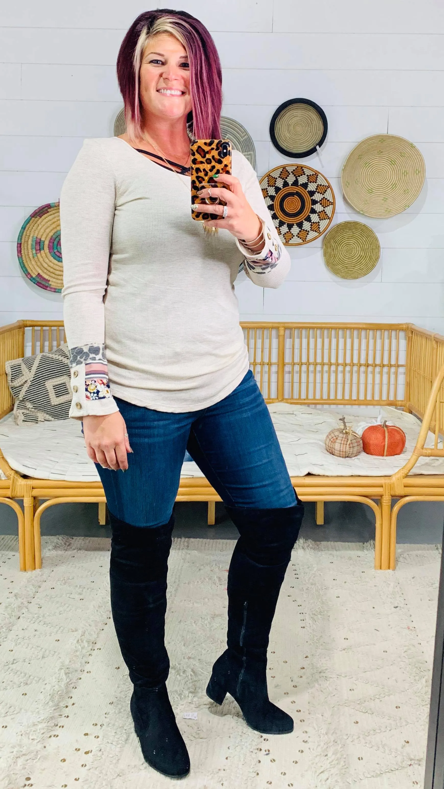 Suede Over The Knee Boots | FINAL SALE