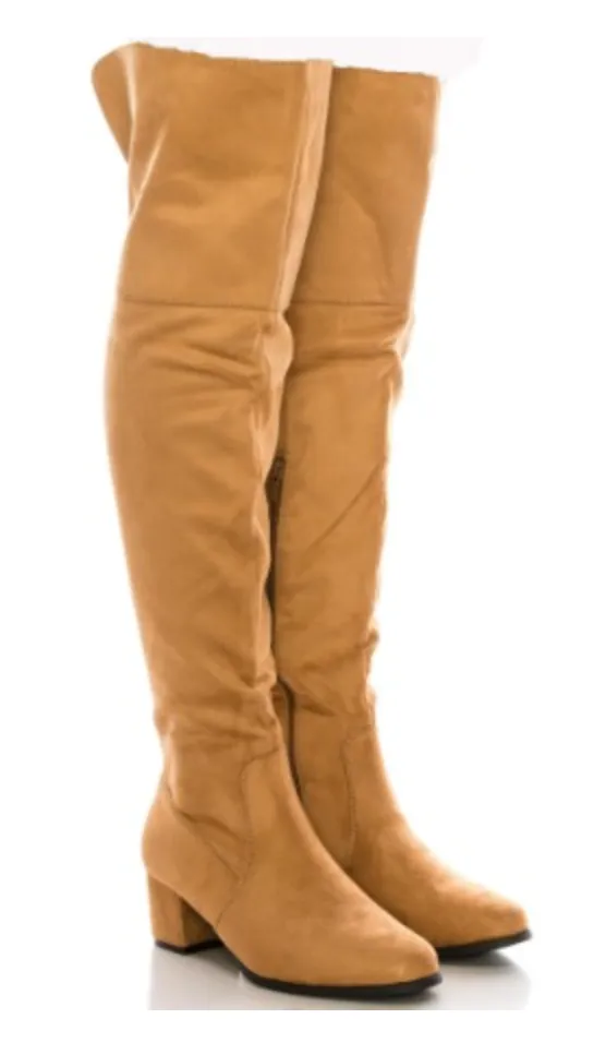 Suede Over The Knee Boots | FINAL SALE